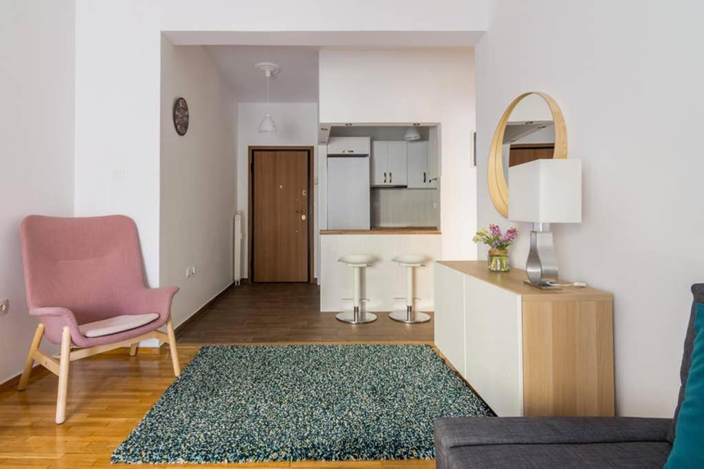 Brand New Decorated Flat For 4 Ppl In Pagrati Atenas Exterior foto